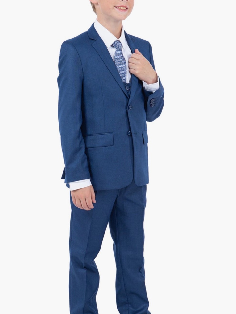 Perry Ellis Boy Blue Suit Set - Picture 3 of 3